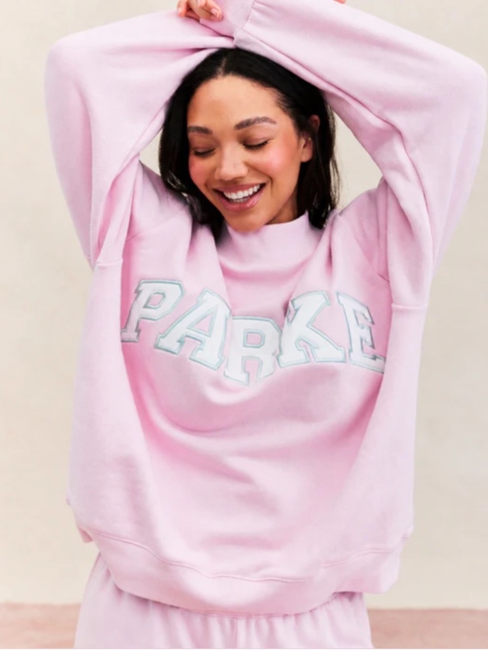 PARKE Birthday Varsity Mock Neck